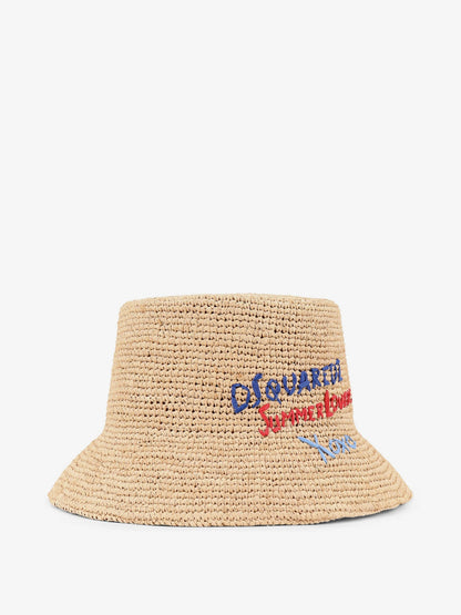Dsquared2 Dsquared2 Summer Lovers Natural Rafia Cloche
