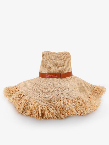 Dsquared2 Dsquared2 Summer Lovers Natural Rafia Hat