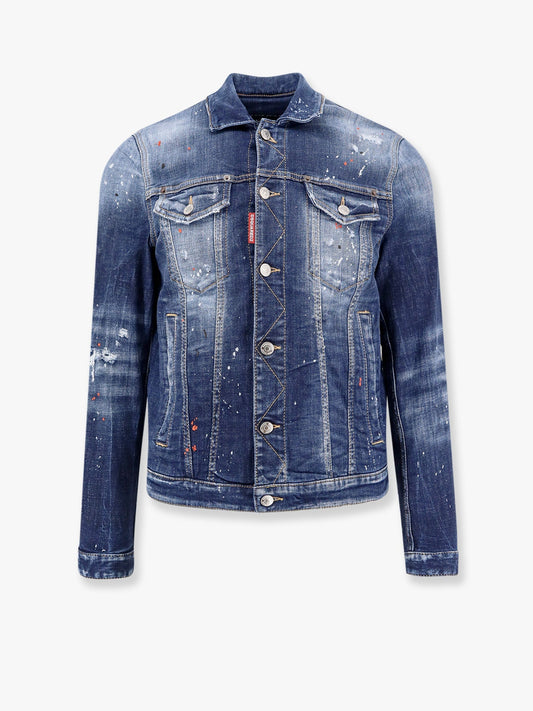 Dsquared2 Dan Jean Jacket With Destroyed Effect