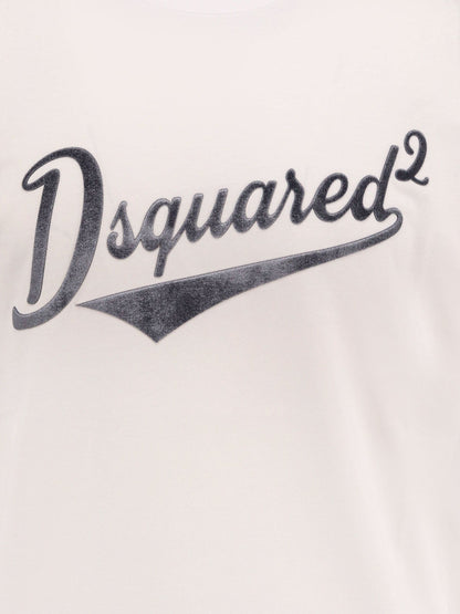 Dsquared2 Cool Fit Cotton T Shirt With Logo Print