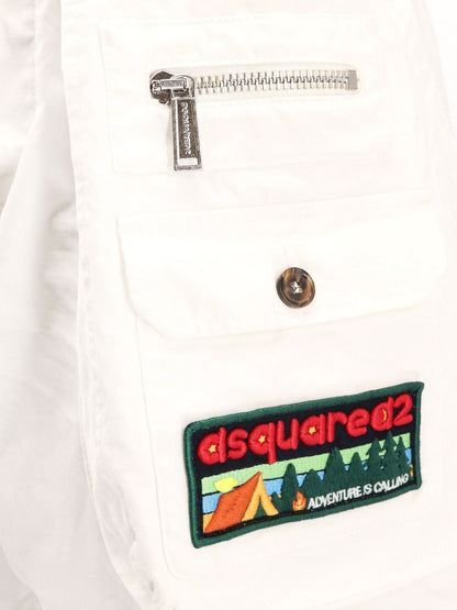 Dsquared2 Boxer Cotton Bermuda Shorts