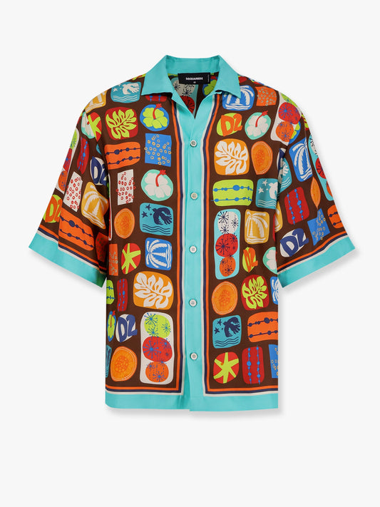 Dsquared2 Dsquared2 Summer Lovers Silk Shirt