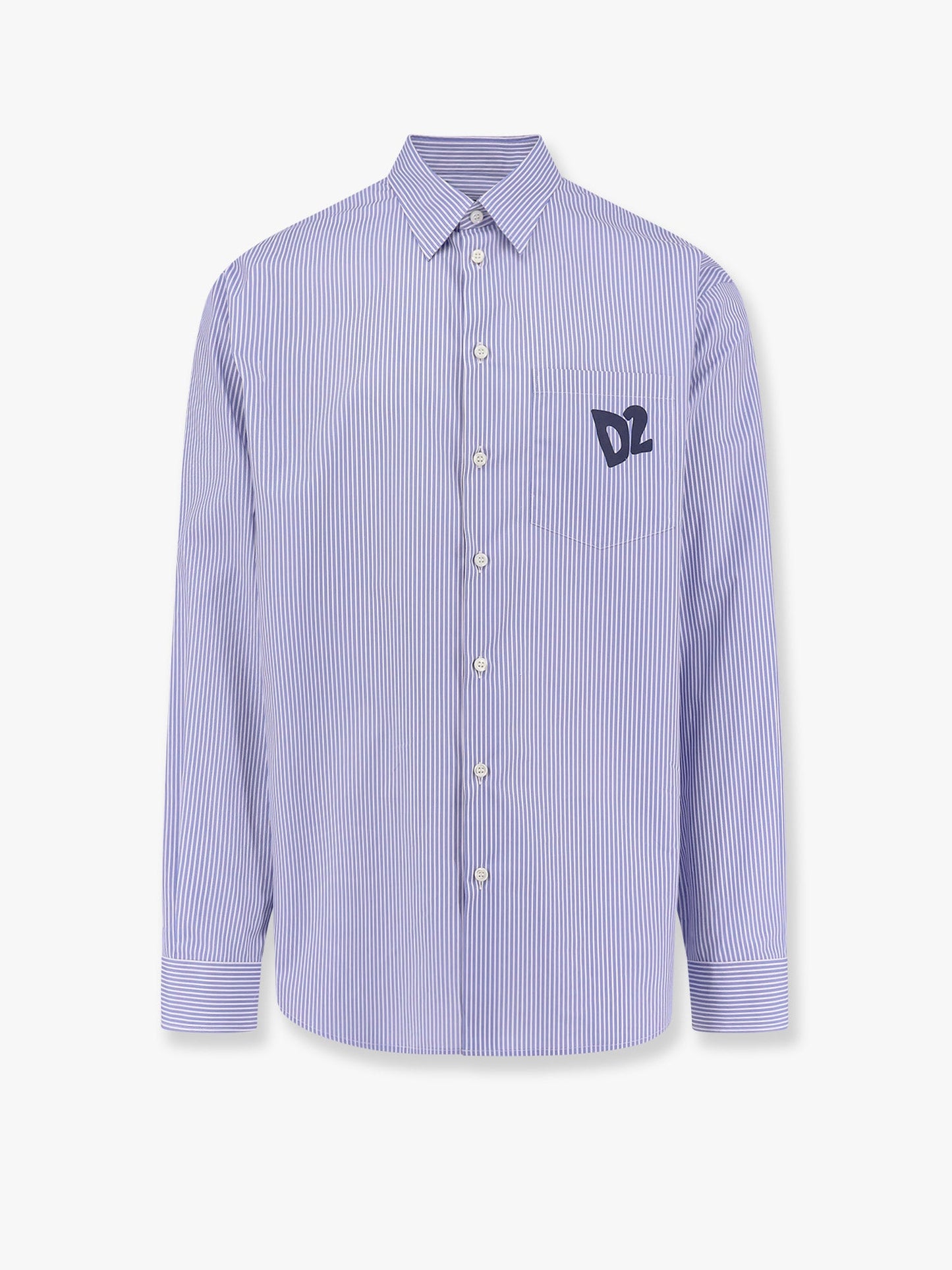 Dsquared2 Dsquared2 Summer Lovers Oversized Striped Cotton Shirt