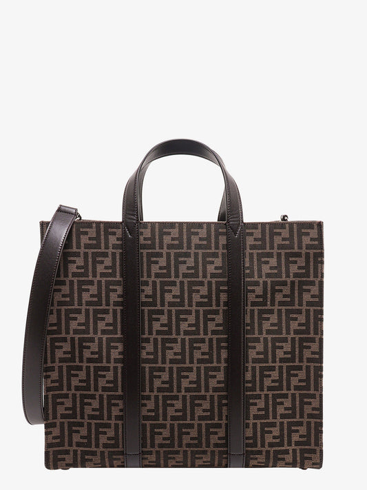 Fendi Handbag With Ff Recycled Jacquard Fabric