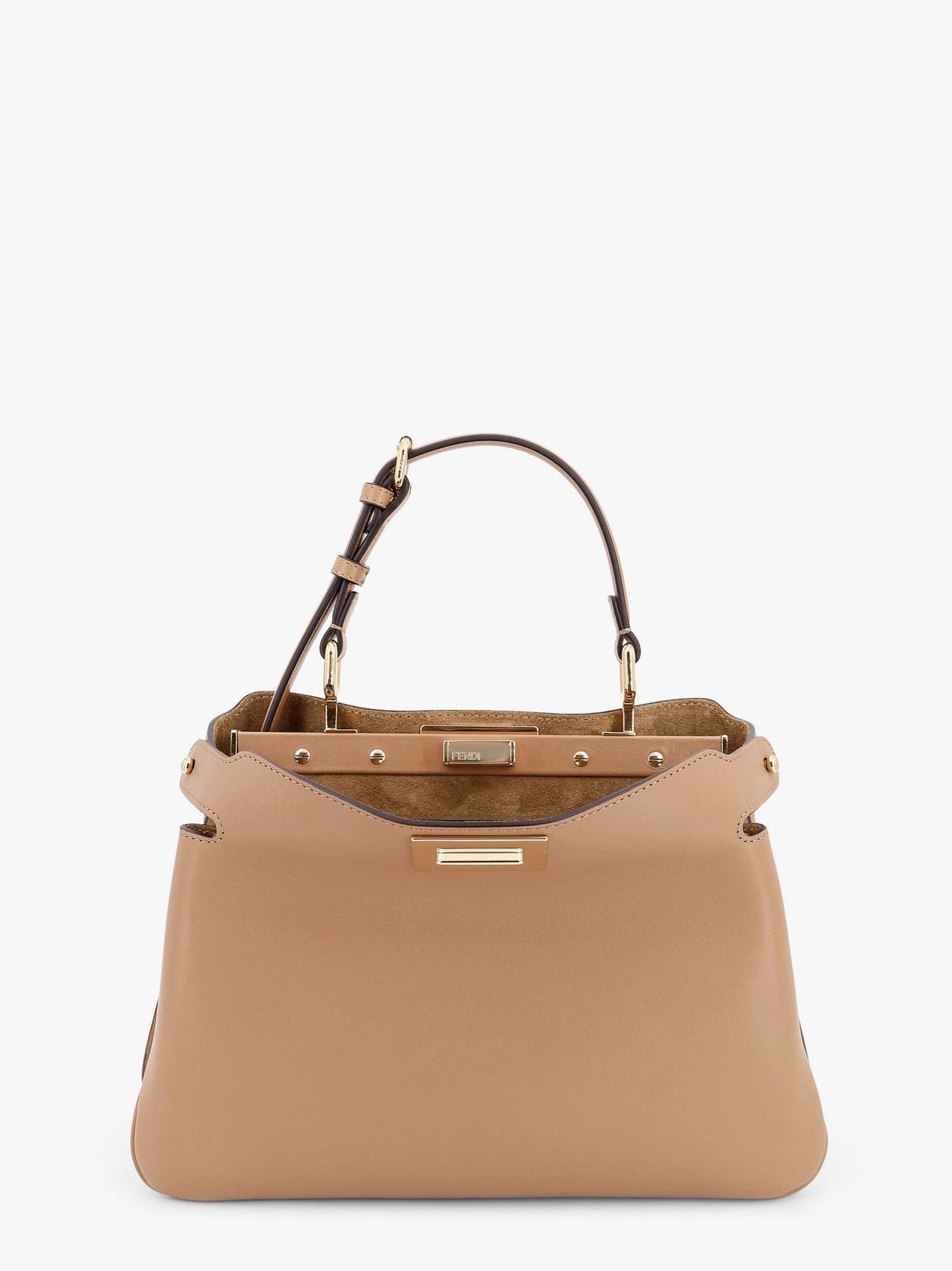 Fendi Peekaboo Soft Small Leather Shoulder Bag