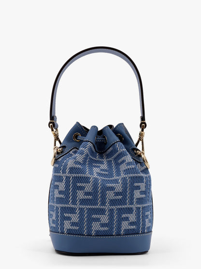 Fendi Mon Tresor Ff Jacquard Fabric Bucket Bag