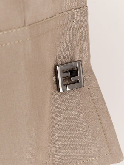 Fendi Cotton And Silk Chemisier Dress