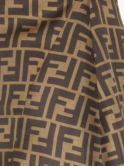 Fendi Ff Silk Skirt