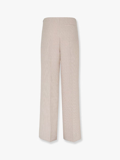 Fendi Ff Diagonal 3d Wool Trouser