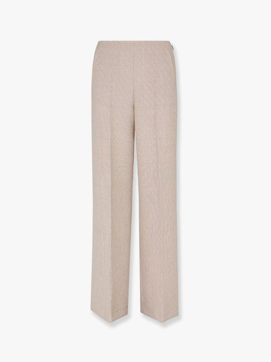 Fendi Ff Diagonal 3d Wool Trouser