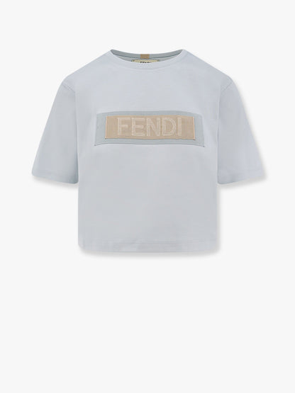 Fendi Crop Jersey T Shirt