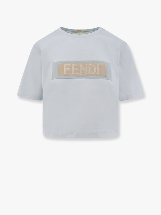 Fendi Crop Jersey T Shirt