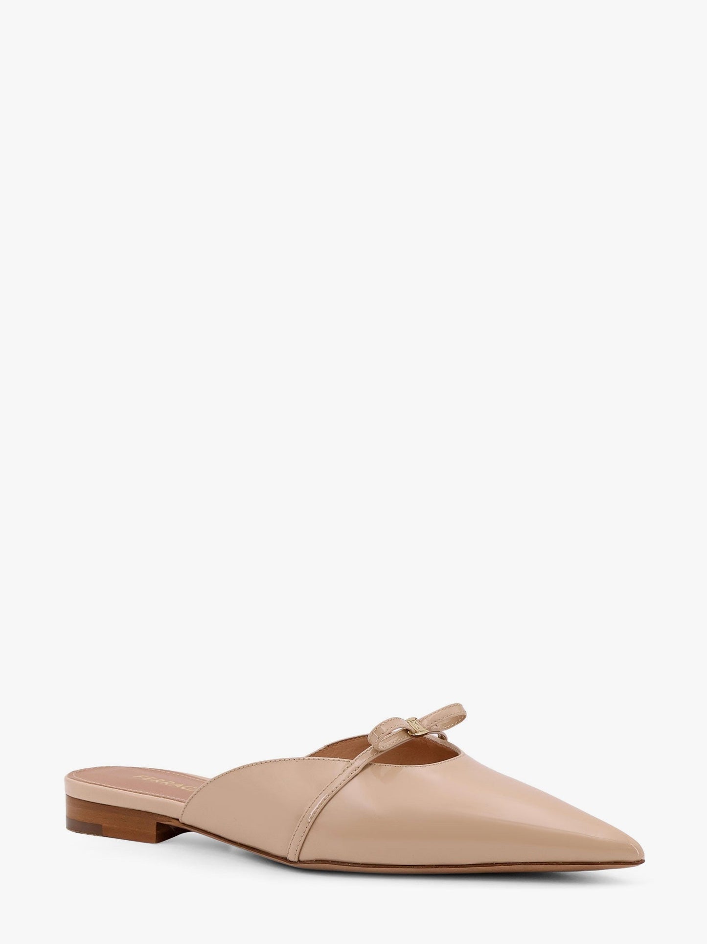 Ferragamo Giulye Patent Leather Mule
