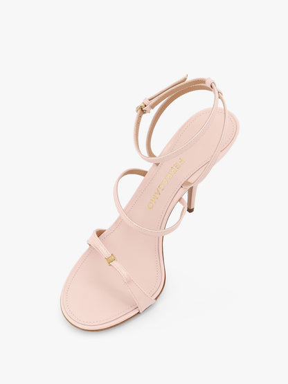 Ferragamo Ariel 95 Patent Leather Sandals