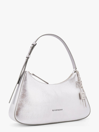 Givenchy Lucky Lock Metallic Leather Shoulder Bag