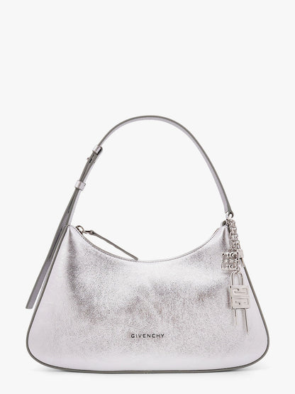 Givenchy Lucky Lock Metallic Leather Shoulder Bag