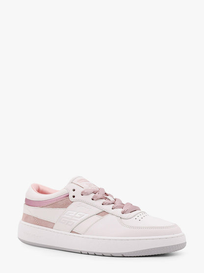 Givenchy G Move Leather And Suede Sneakers With Givenchy Engraving