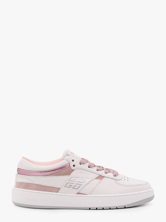 Givenchy G Move Leather And Suede Sneakers With Givenchy Engraving