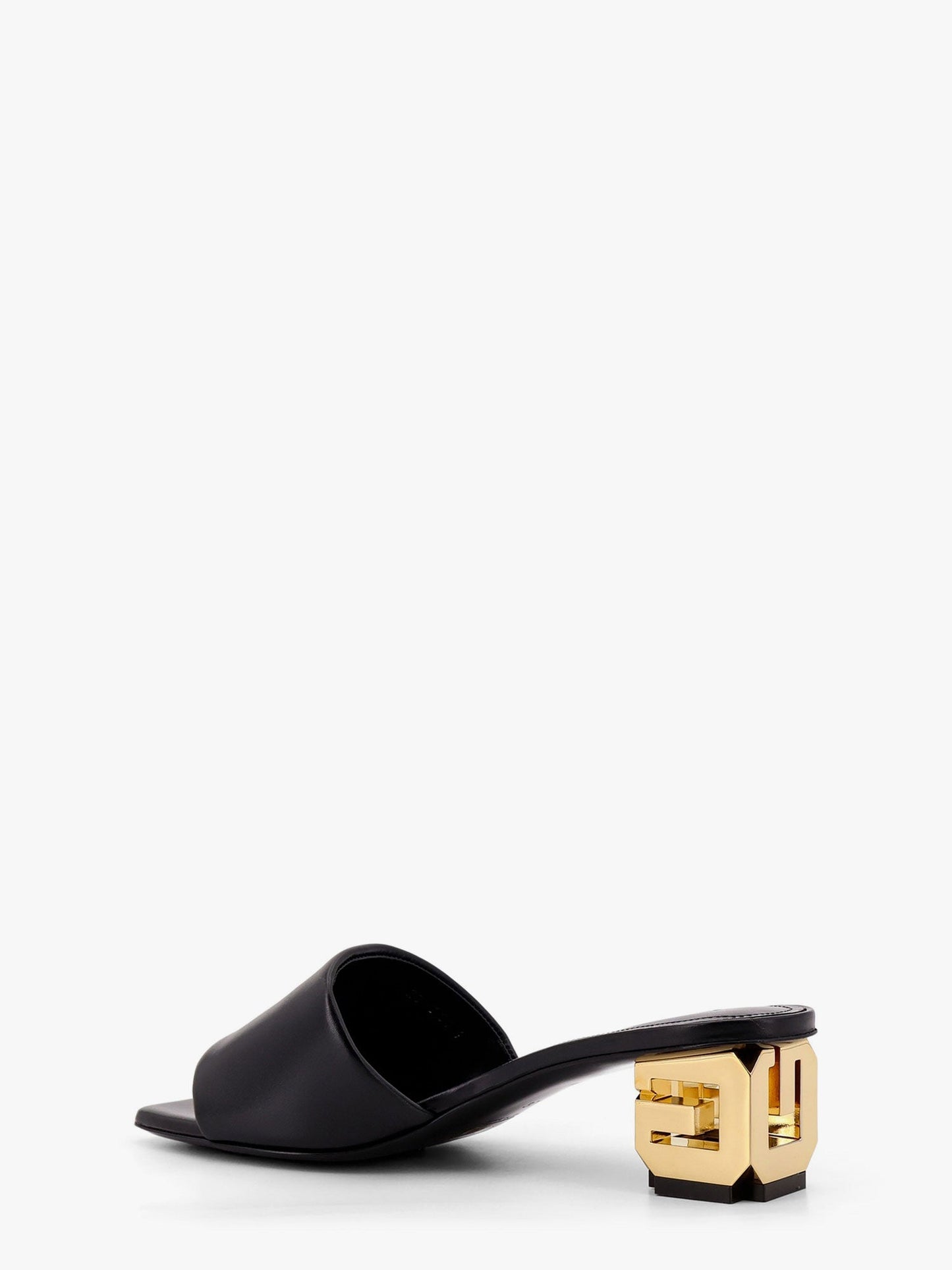 Givenchy Golden G Cube Leather Heel Sandals