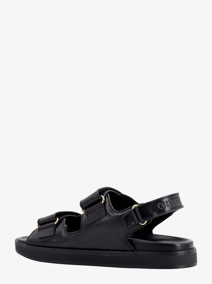 Givenchy Leather Sandals With 4g Metal Details
