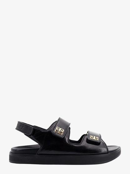 Givenchy Leather Sandals With 4g Metal Details