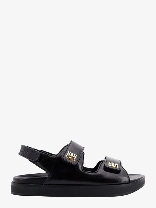 Givenchy Leather Sandals With 4g Metal Details