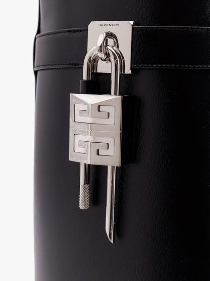 Givenchy Sharklock Leather Ankle Boots