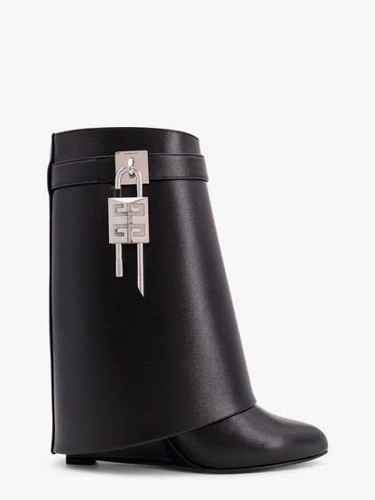 Givenchy Sharklock Leather Ankle Boots