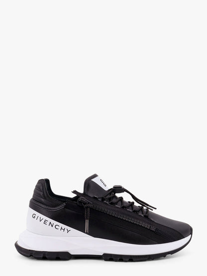 Givenchy Spectre Runner Leather Sneakers With 4g Side Zip Detail
