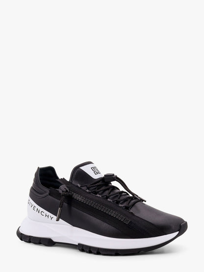 Givenchy Spectre Runner Leather Sneakers With 4g Side Zip Detail