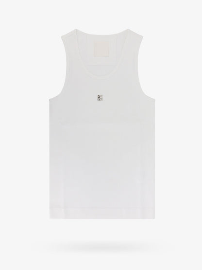 Givenchy Ribbed Tank Top With 4g Detail