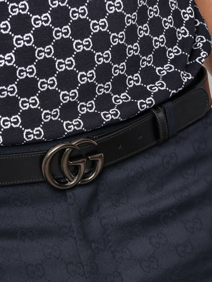 Gucci Gg Marmont Leather Belt
