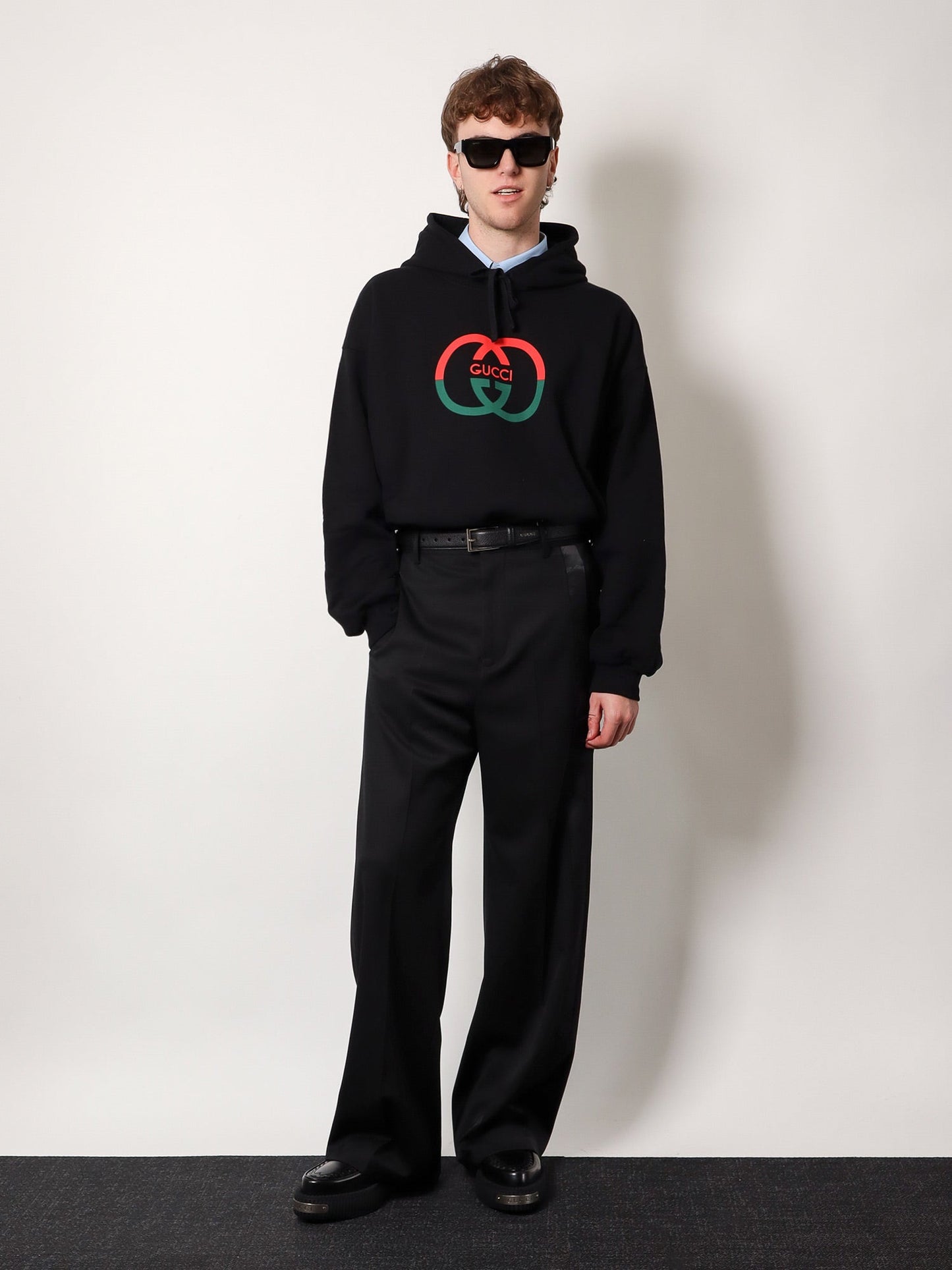 Gucci Cotton Sweatshirt With Frontal Logo