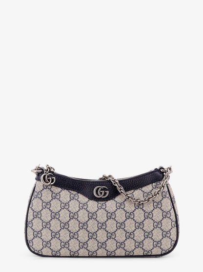 Gucci Ophidia Gg Supreme Fabric And Leather Shoulder Bag