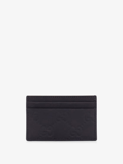 Gucci Rubber Card Holder With Gg Motif