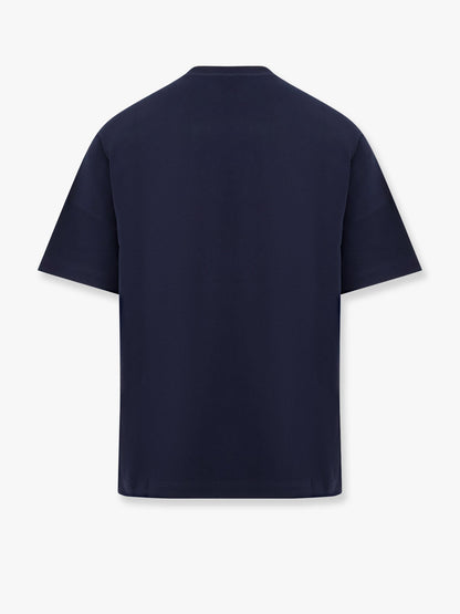 Gucci Cotton Jersey T Shirt With Lettering Logo