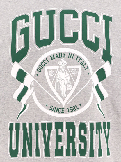 Gucci Cotton Sweatshirt With Gucci University Print