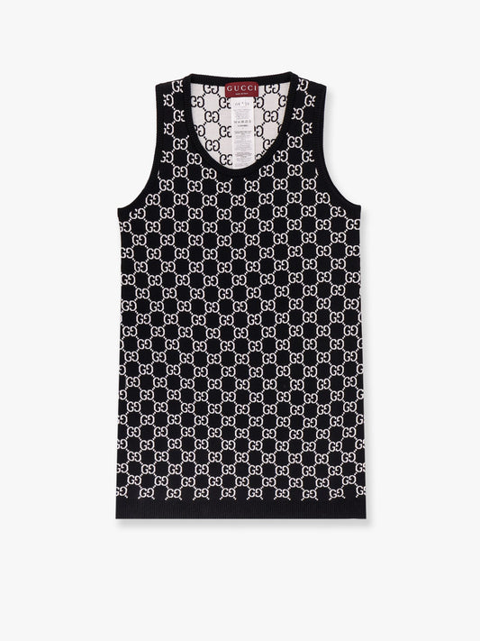 Gucci Gg Wool Mini Dress