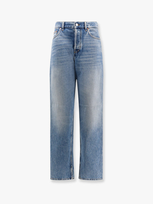Gucci Boyfriend Jeans With Gucci Rosso Ancora Tag