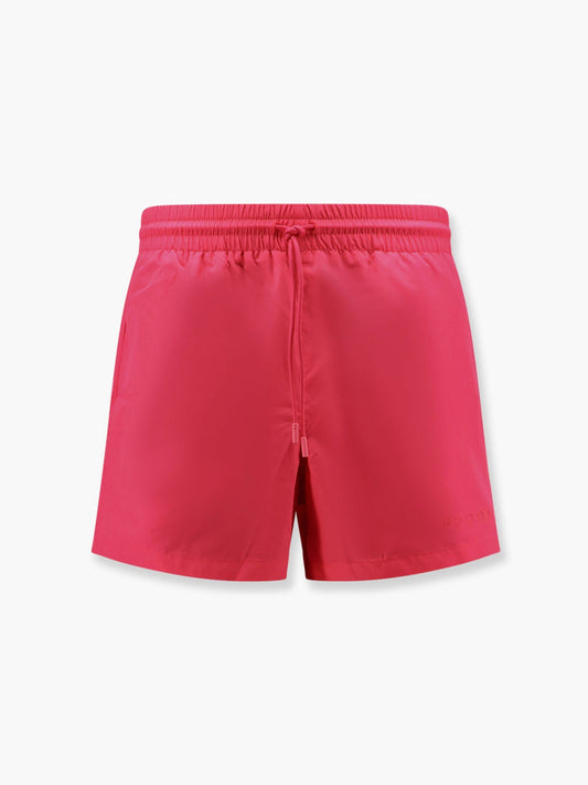 Gucci Fluo Nylon Swim Trunks With Gucci Dust Bag