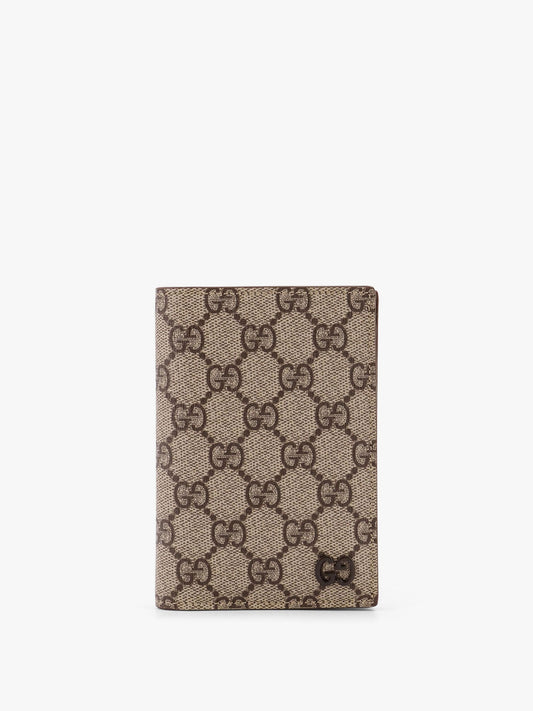 Gucci Gg Supreme Fabric Passport Case