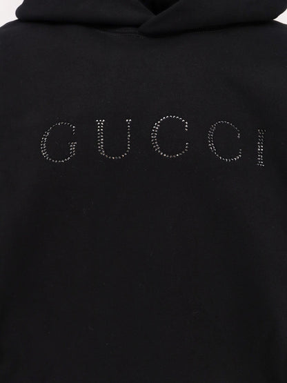 Gucci Cotton Sweatshirt With Frontal Logo