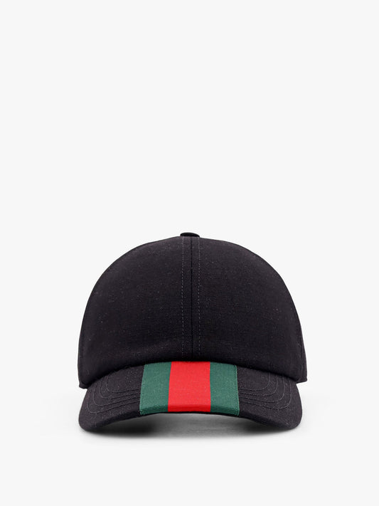 Gucci Peaked Hat With Web Detail