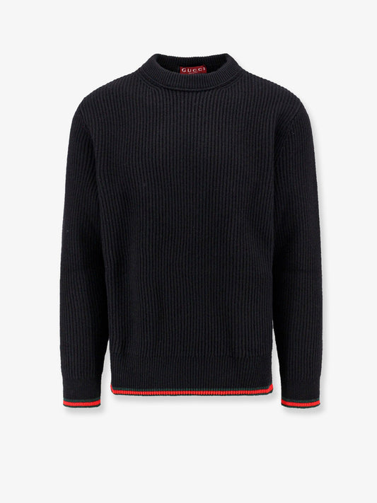 Gucci Ribbed Wool And Cashmere Sweater