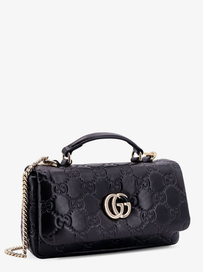 Gucci Mini Gg Milano Leather Handbag With All Over Gg Motif