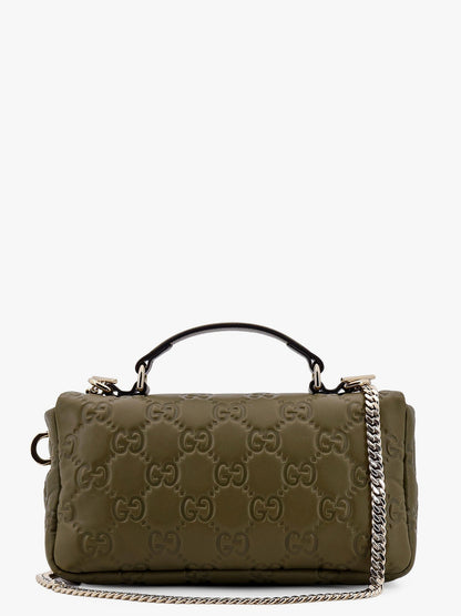 Gucci Mini Gg Milano Leather Handbag With All Over Gg Motif