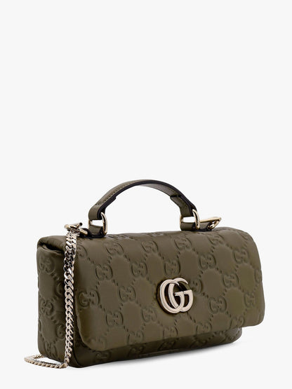 Gucci Mini Gg Milano Leather Handbag With All Over Gg Motif