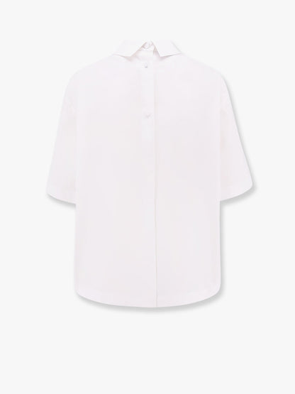 Gucci Cotton Shirt With Embossed Logo