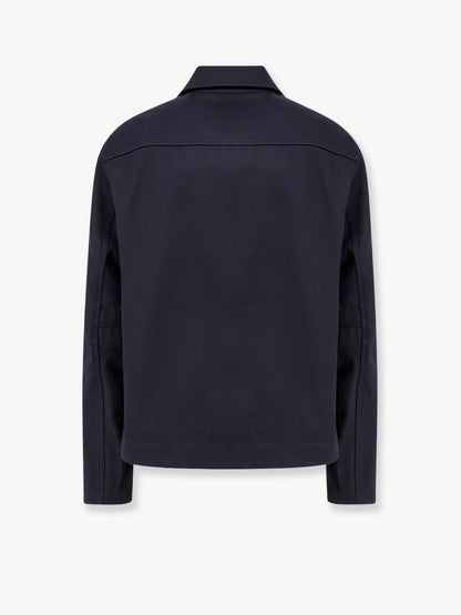 Gucci Cotton Gabardine Jacket With Embossed Logo