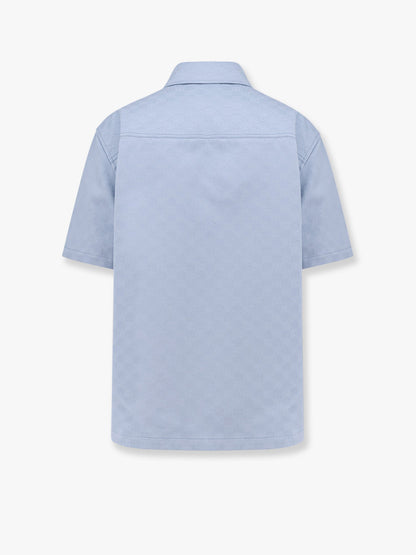 Gucci Gg Jacquard Oversize Cotton Shirt